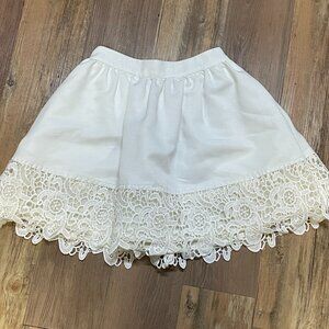 Express White Short Skirt With Pockets Size 0